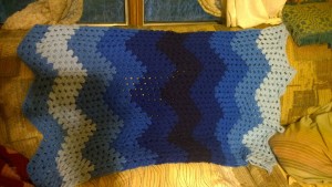 UK Blanket in Blue 2 | Designs by Suzie